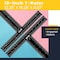 Better Office Products T-Ruler/T-Square, Double-Sided Carbon Steel, 18 Inch, Black W/White Standard & Metric Markings 00330 - alternate 2